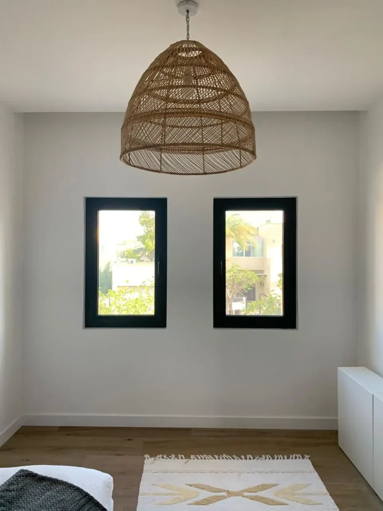 Twin aluminium windows