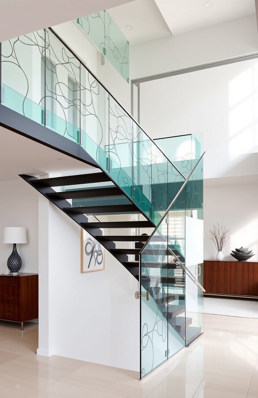 Staircase Glass by Indigo Rooms